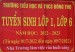 THÔNG TIN TUYỂN SINH NĂM HỌC 2022 – 2023 THÔNG TIN TUYỂN SINH NĂM HỌC 2022 – 2023